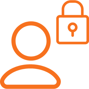 Anonymisierung orange