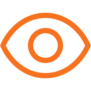 Auge orange