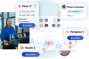 desk.ly Buchung mobile 