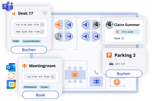 Intuitive desk booking: Book desks, meeting rooms and parking place on the same platform | desk.ly