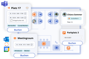 Alle Buchungsmöglichkeiten von desk.ly