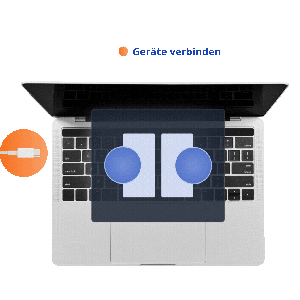 desk.ly Connect Gerät verbinden Animation