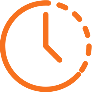 icon uhr express orange