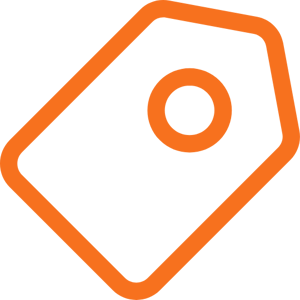 label lizenz orange